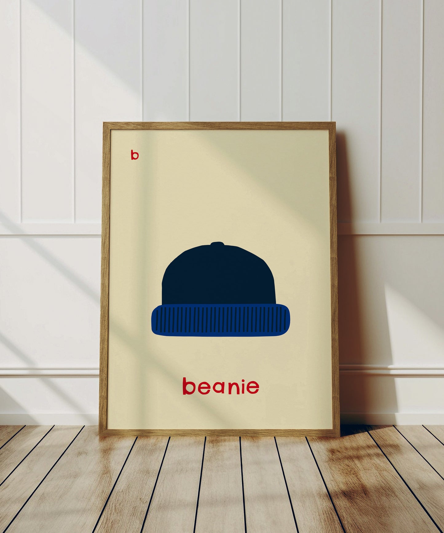 B for Beanie Print