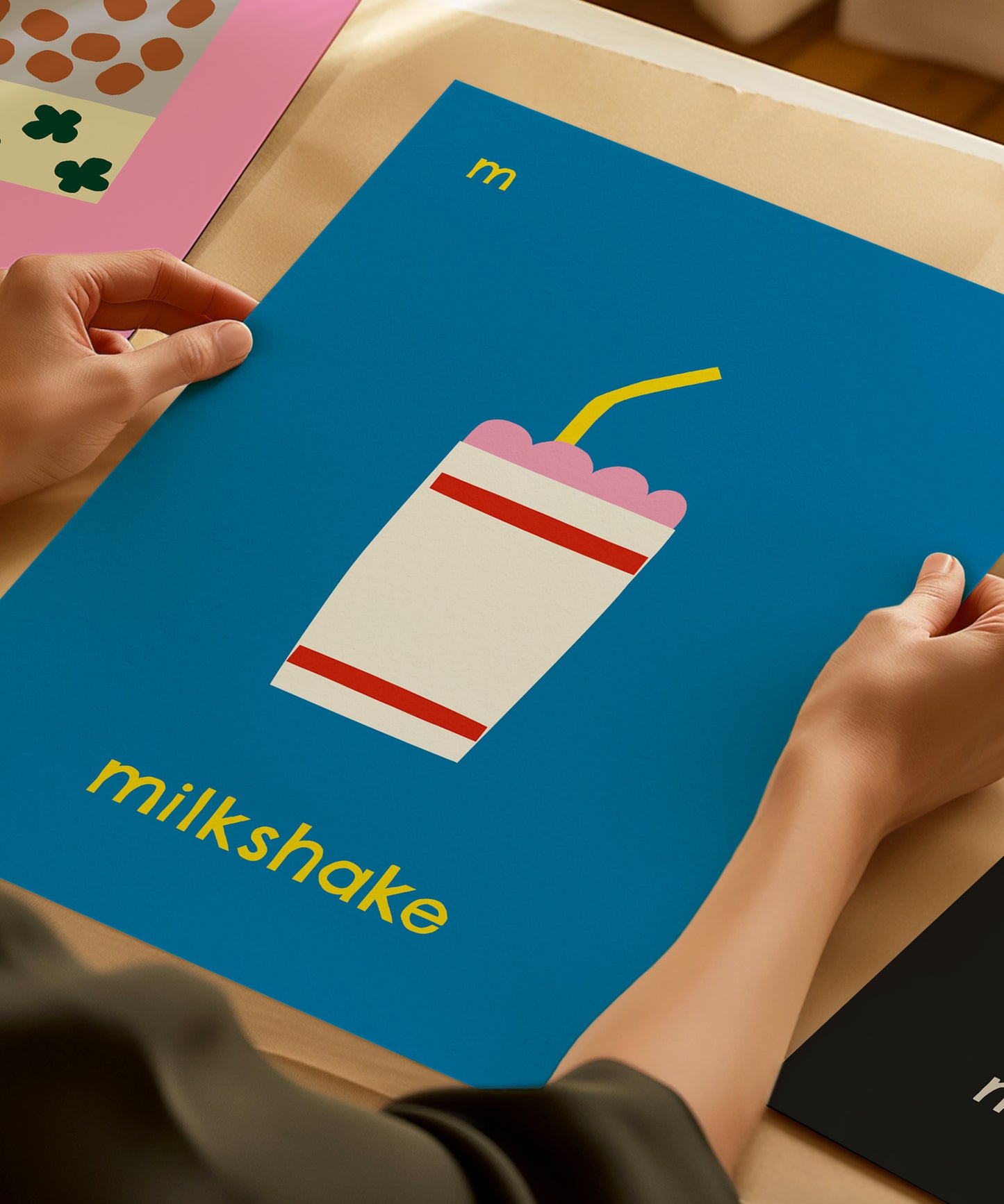 M for Milkshake Print