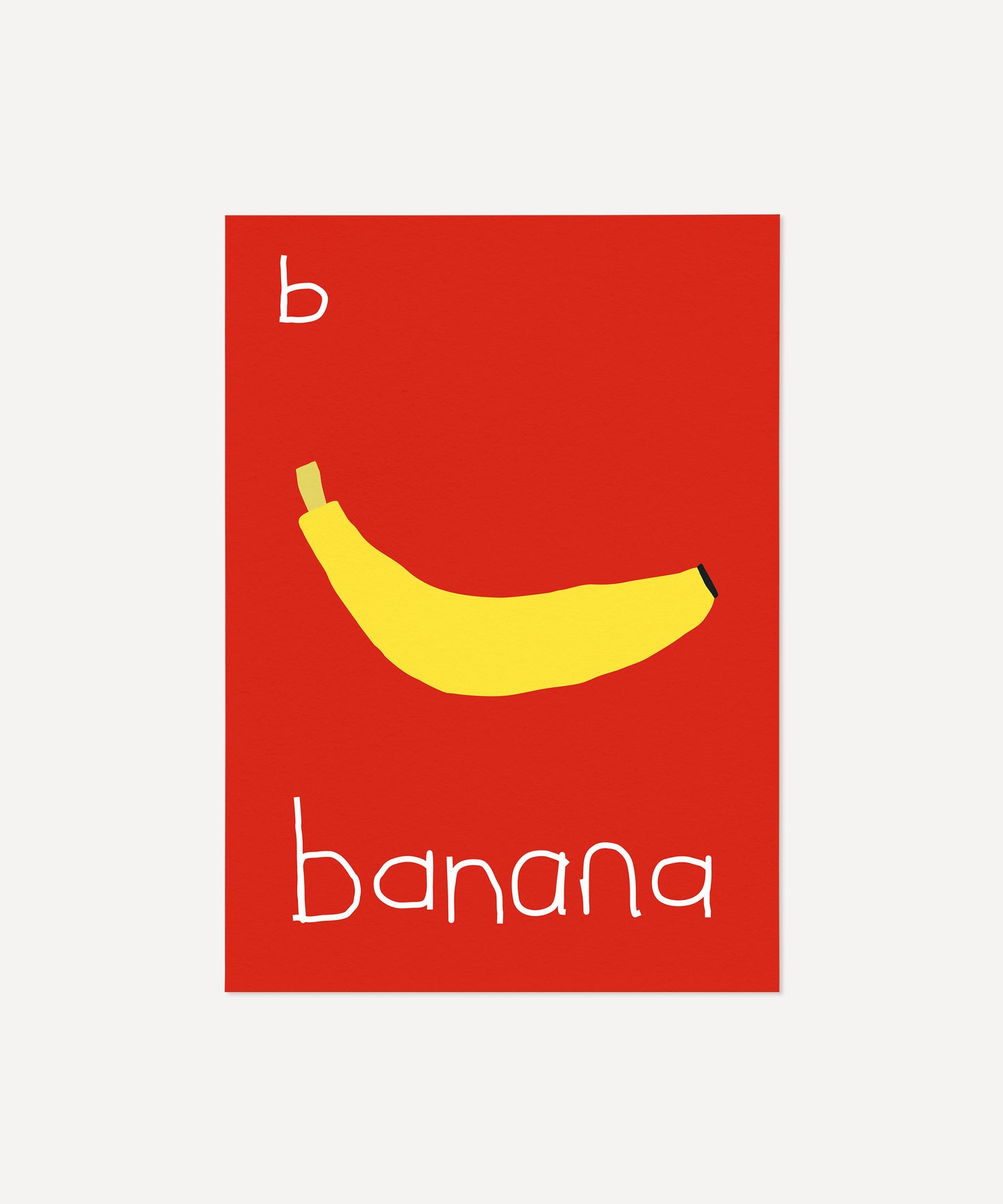 B for Banana Print