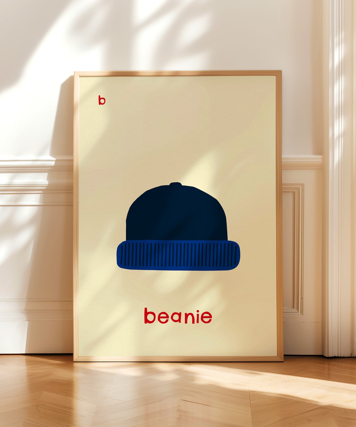 B for Beanie Print