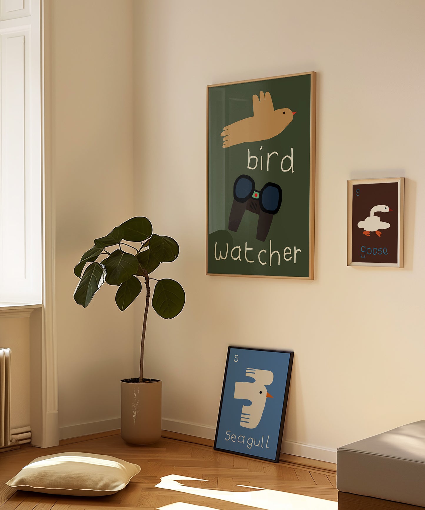 Bird Watcher Print