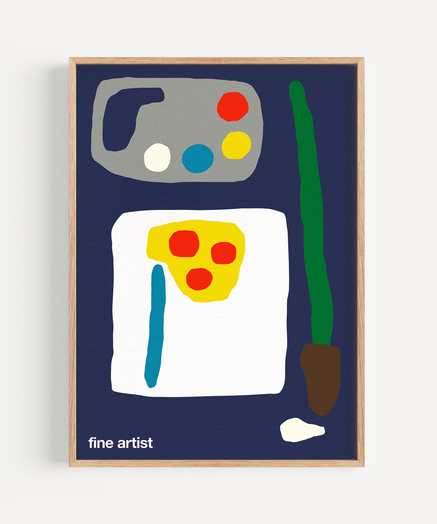 Fine Artist Print - Navy