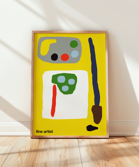Fine Artist Print - Yellow