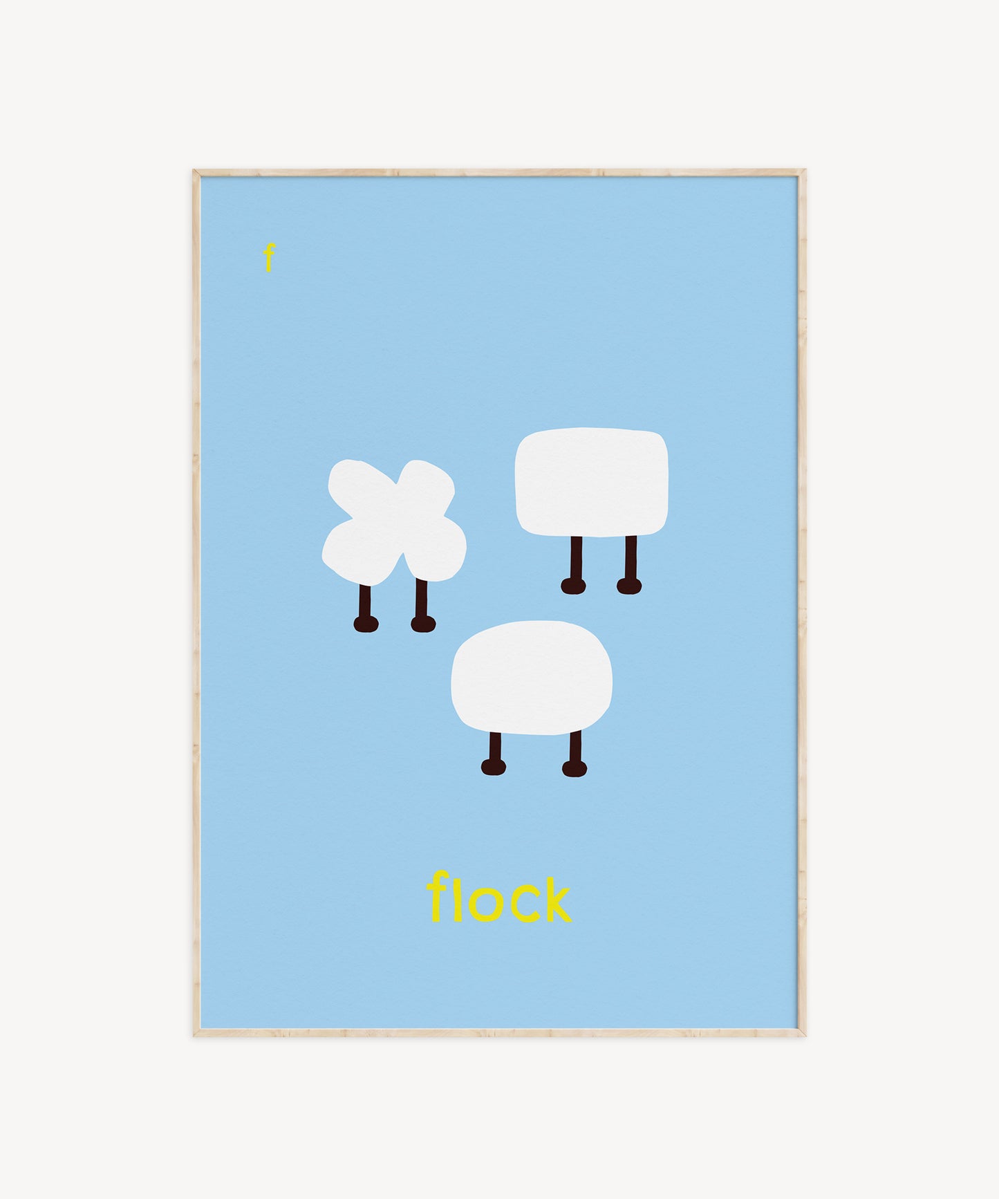 F for Flock Print