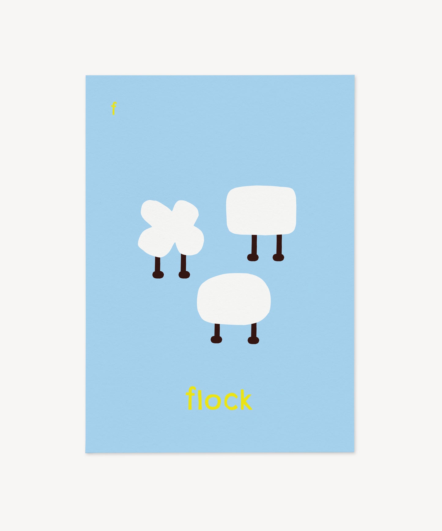 F for Flock Print