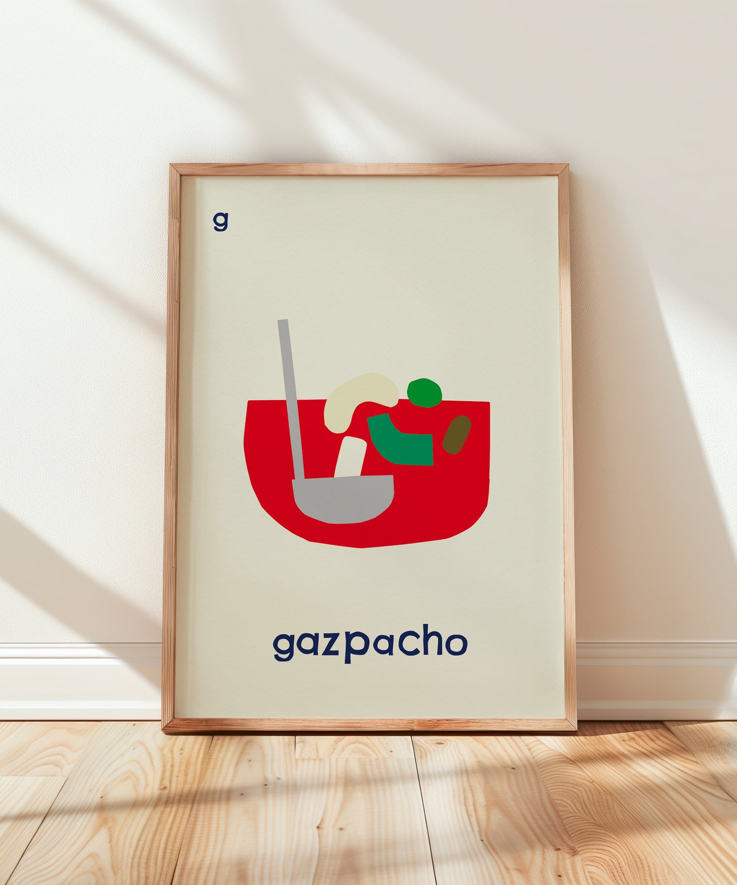 G for Gazpacho Print