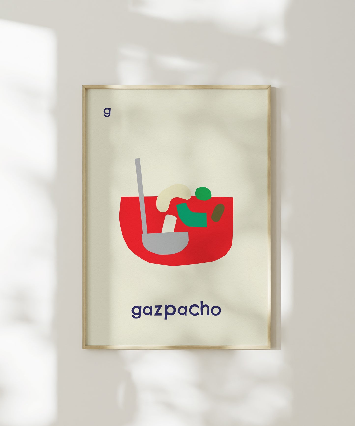 G for Gazpacho Print