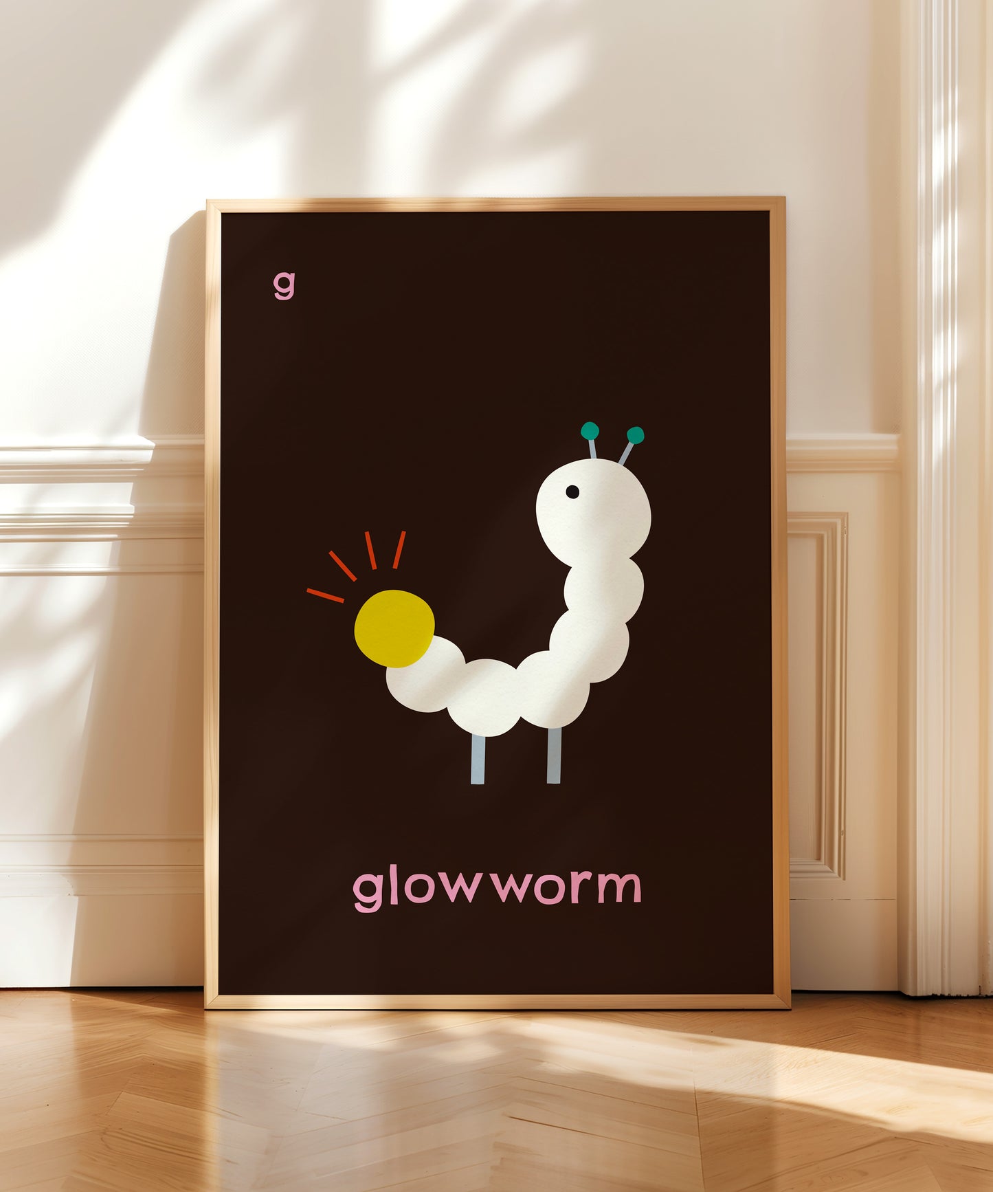 G for Glowworm Print