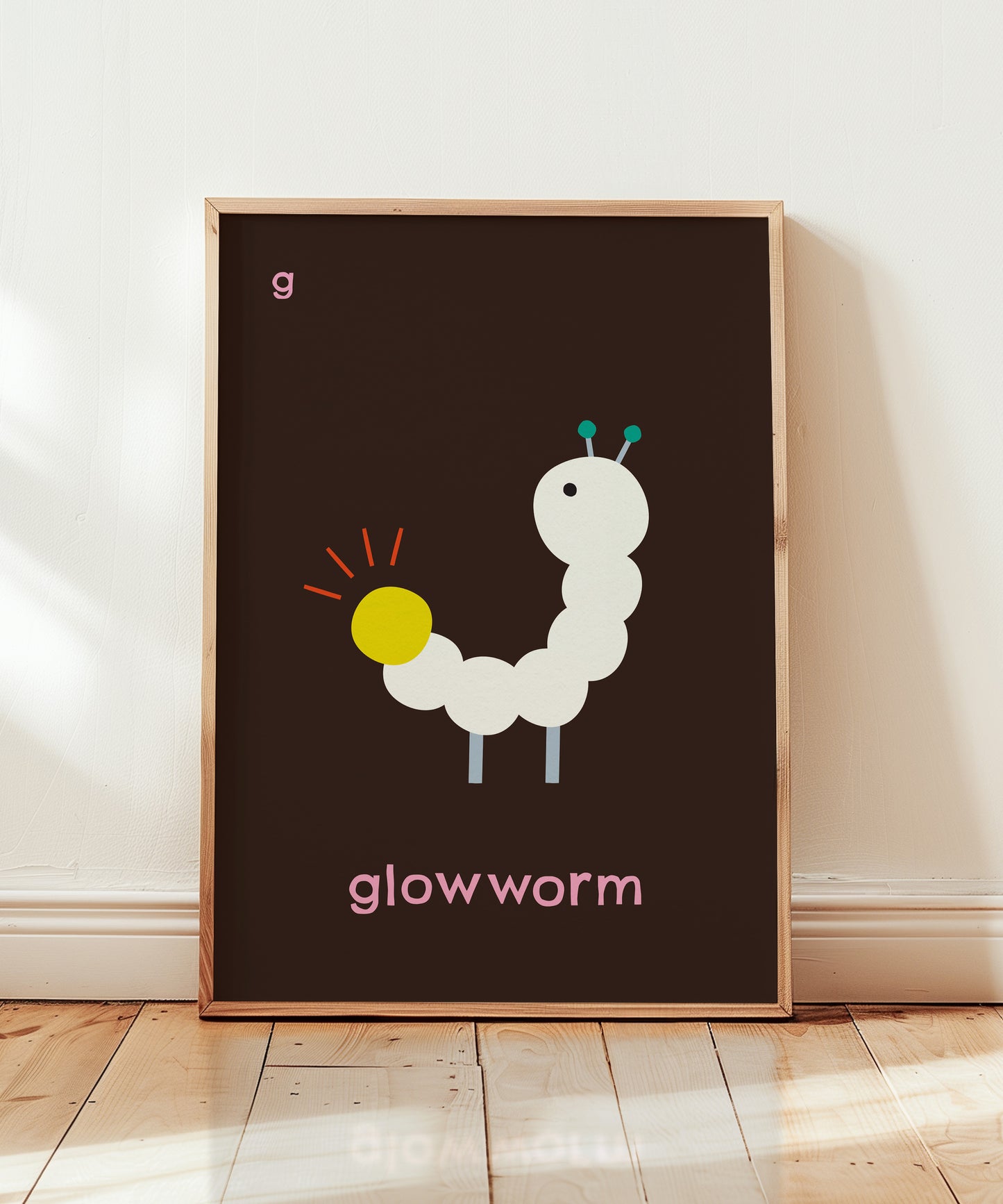 G for Glowworm Print