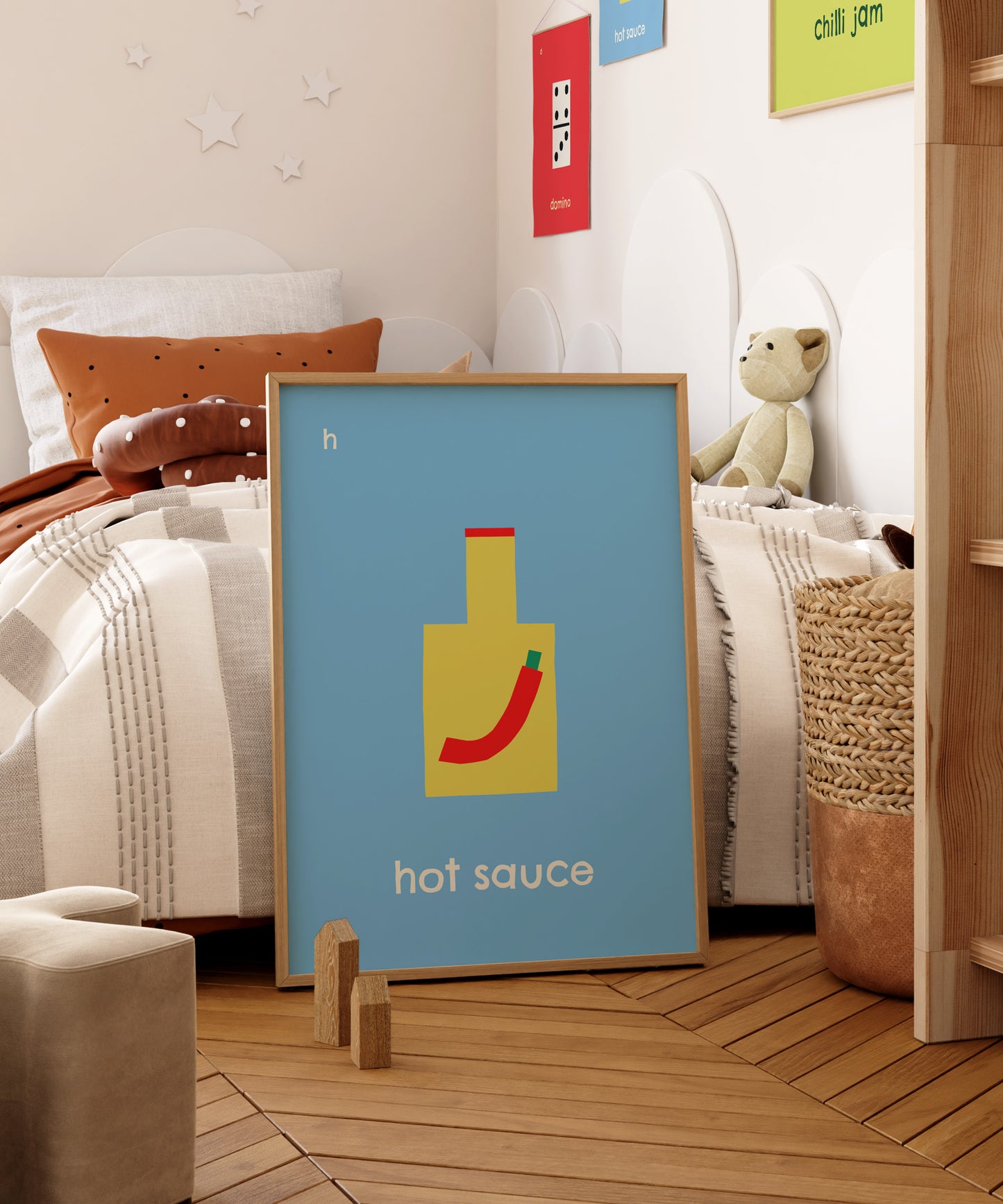 H for Hot Sauce Print