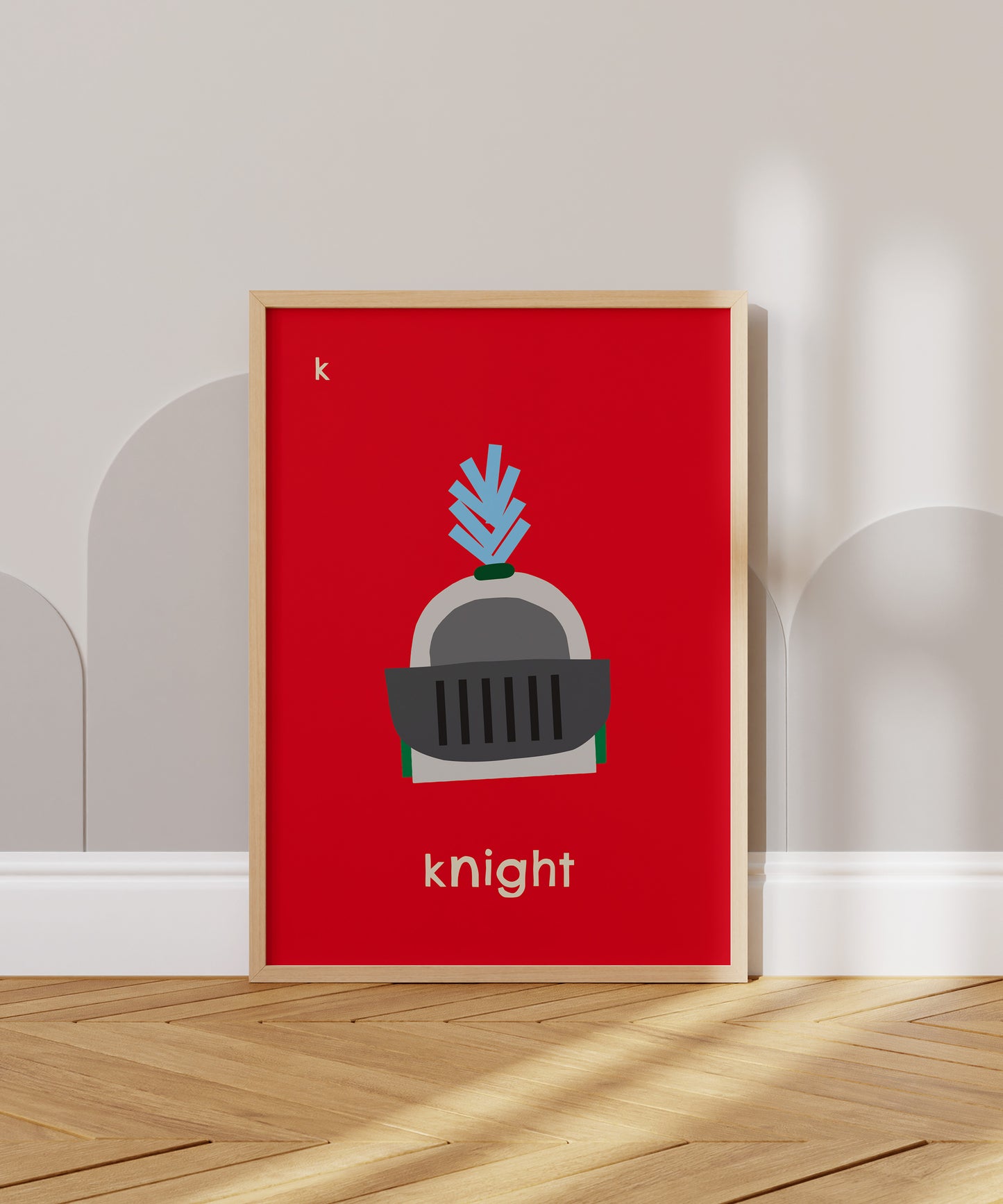 K for Knight Print