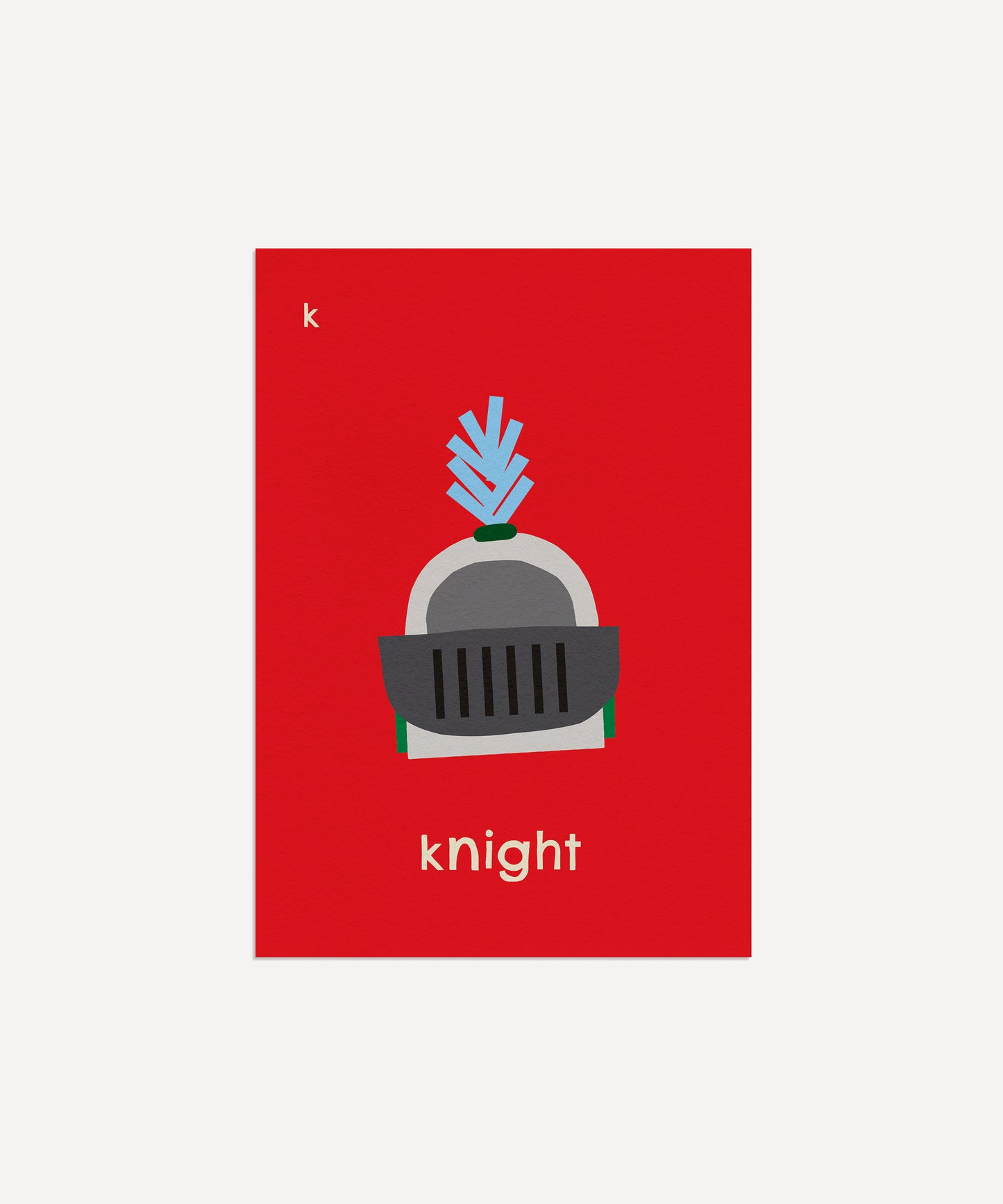 K for Knight Print