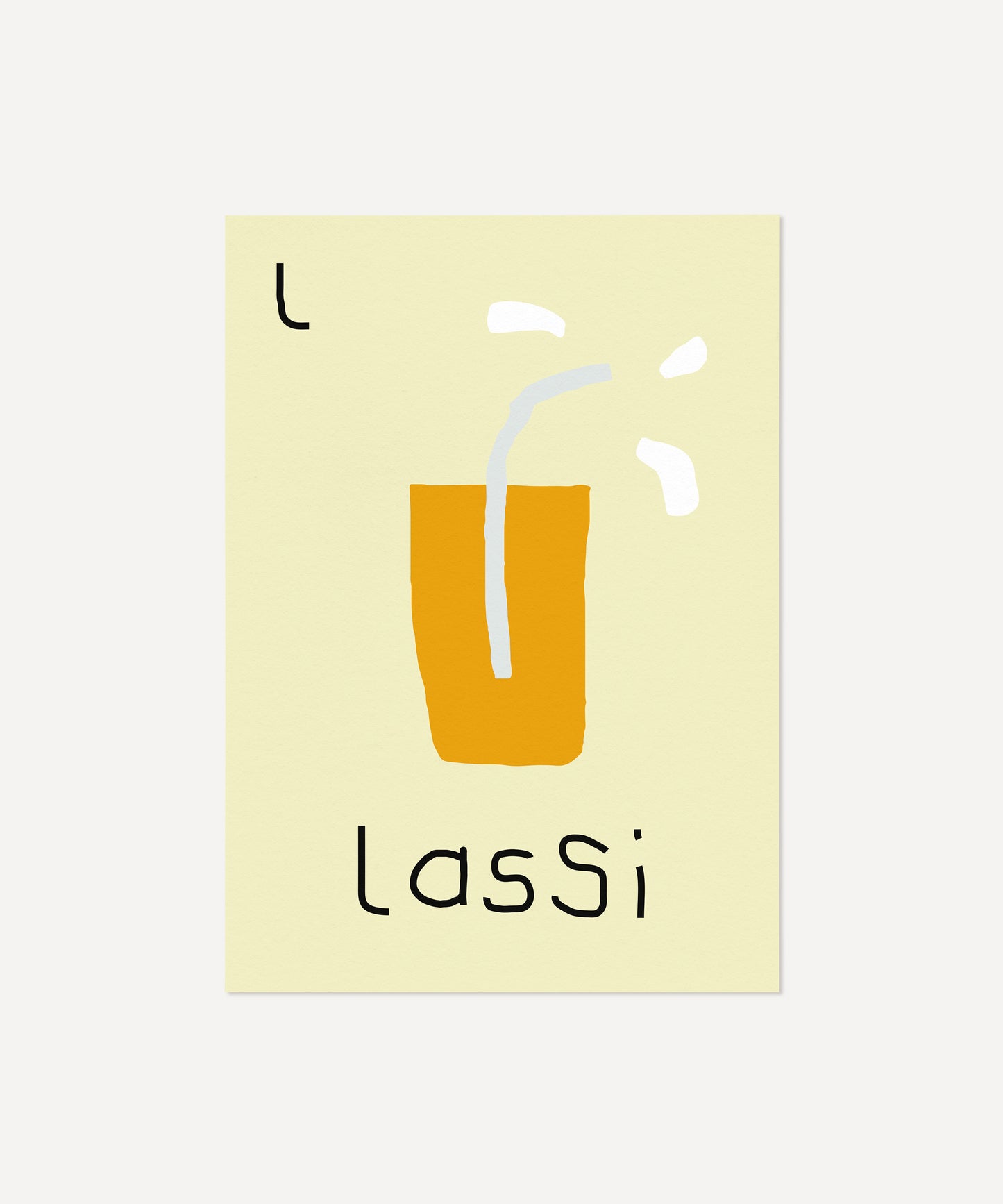 L for Lassi Print