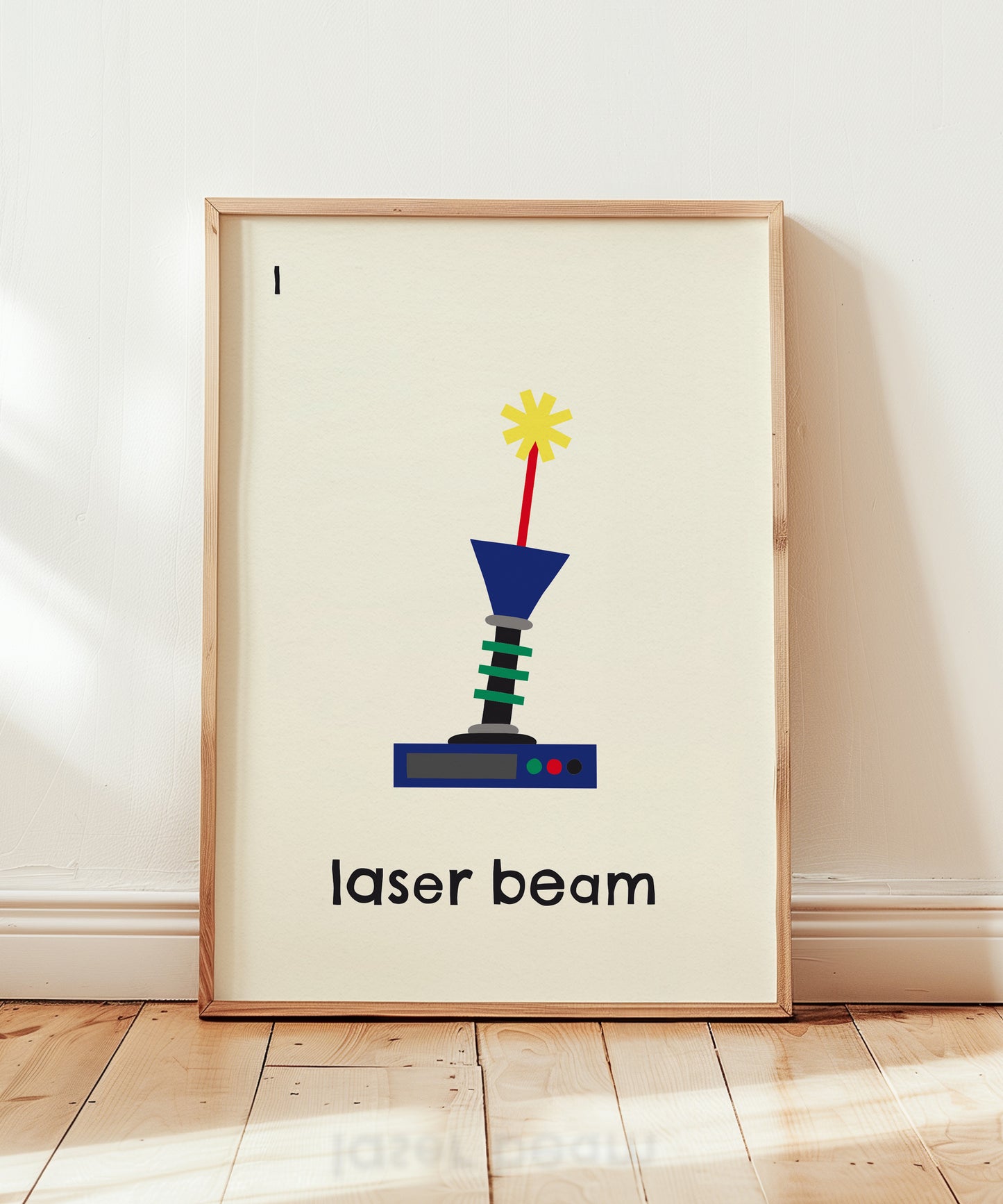 L for Laser Beam Print