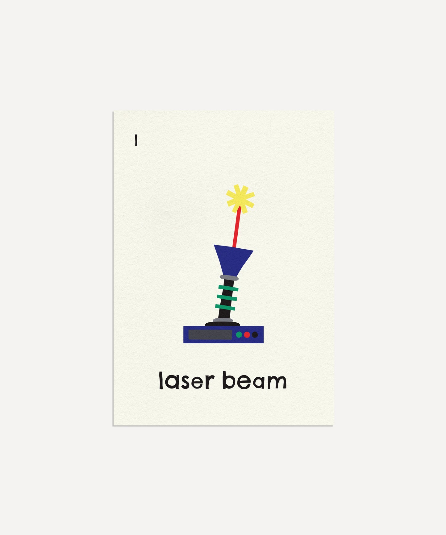L for Laser Beam Print