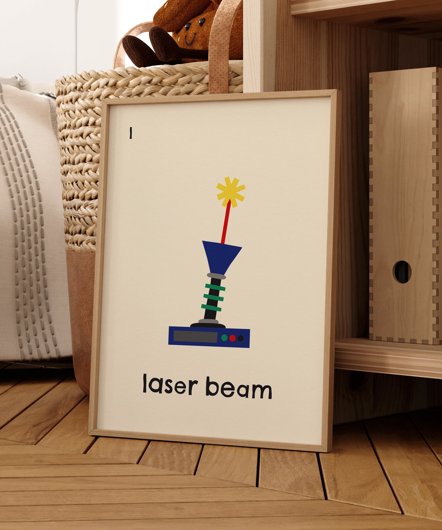L for Laser Beam Print
