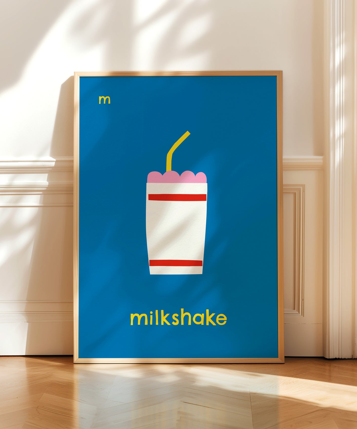 M for Milkshake Print