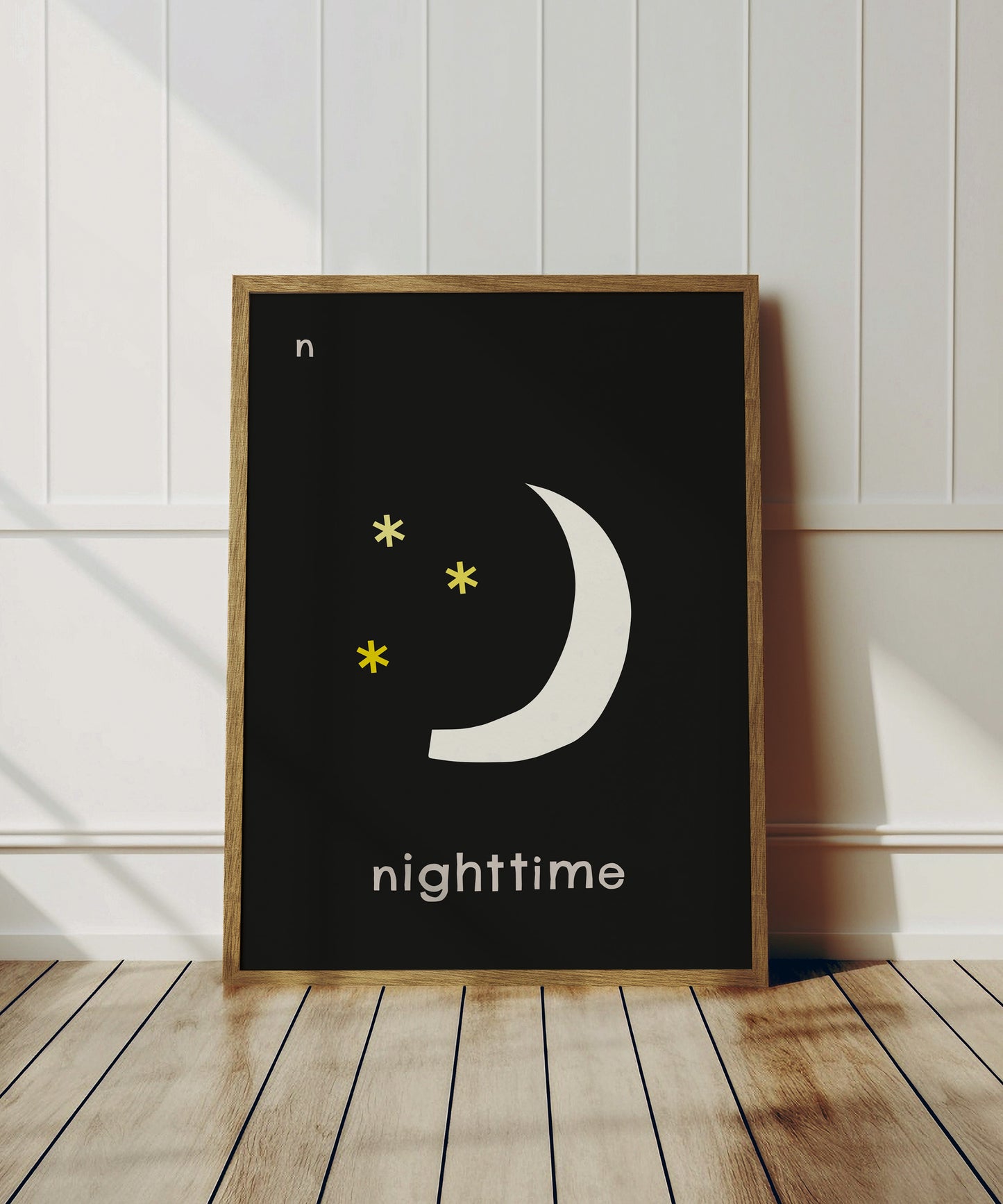 N for Nighttime Print