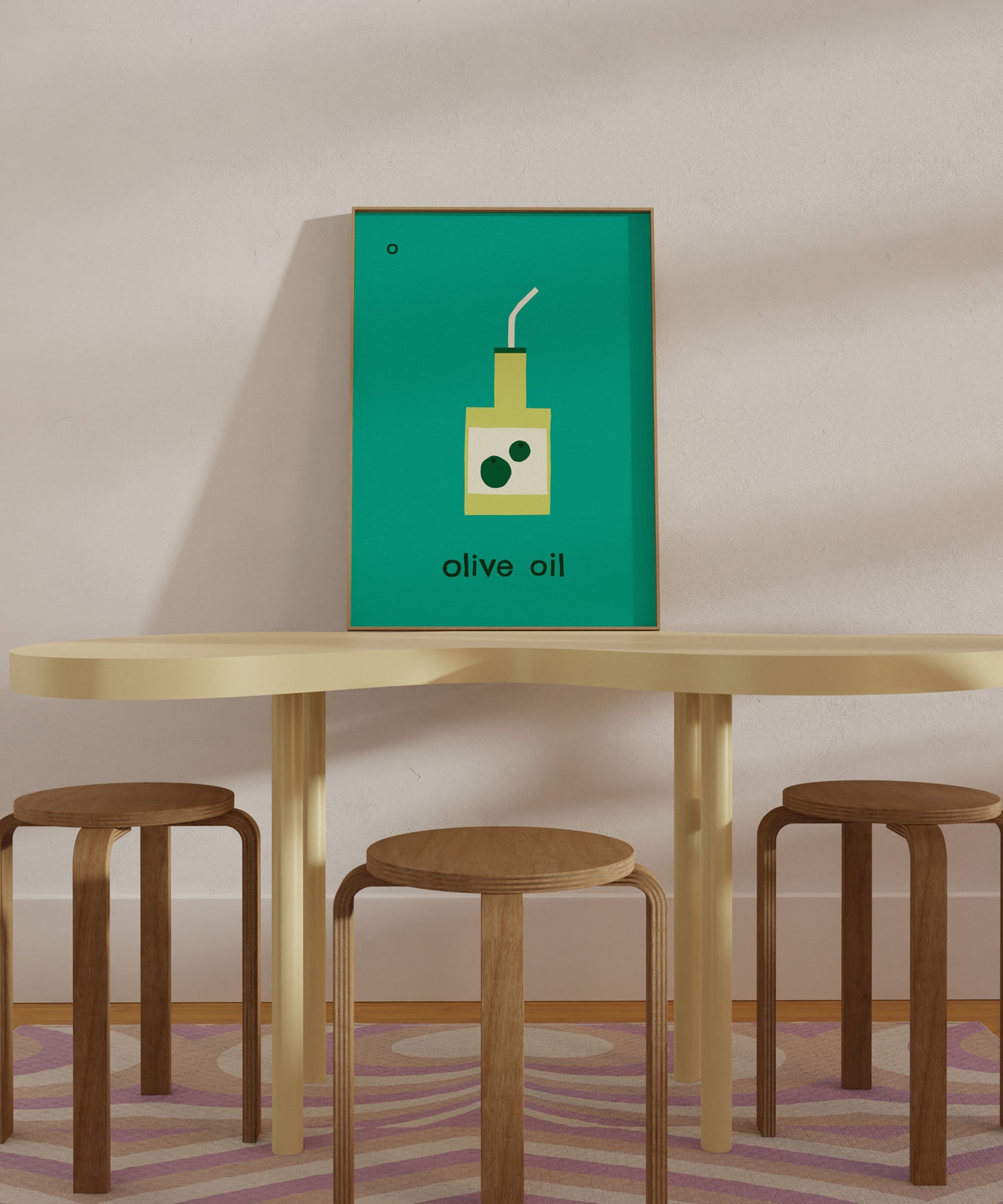 O for Olive Oil Print