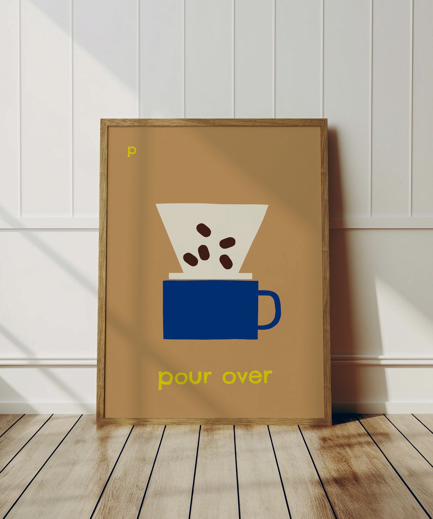 P for Pour Over Print