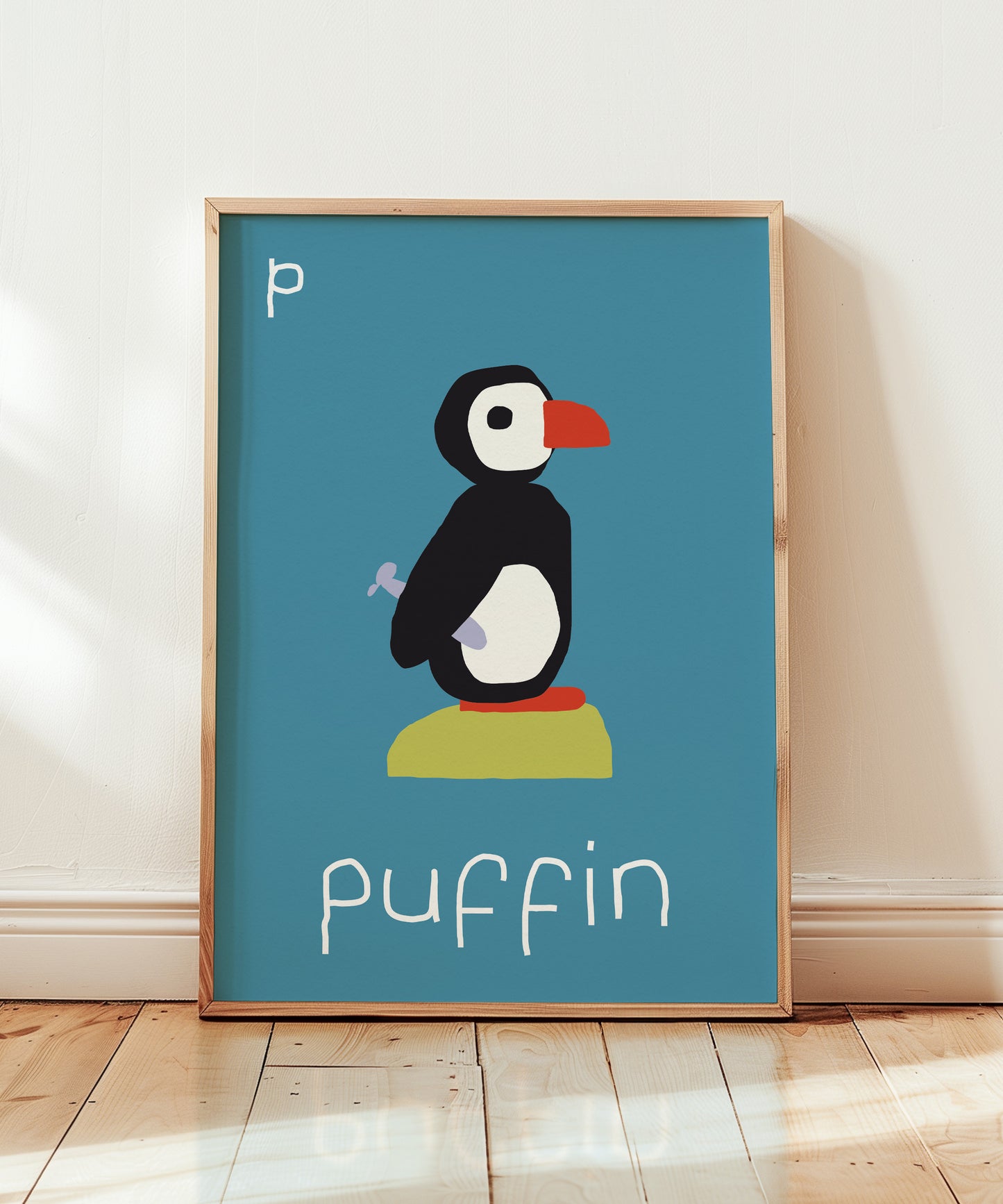 P for Puffin Print