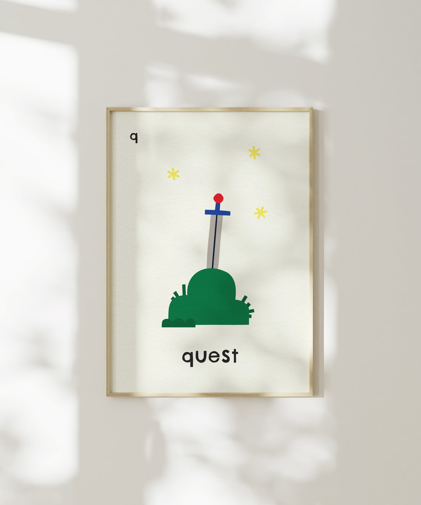 Q for Quest Print