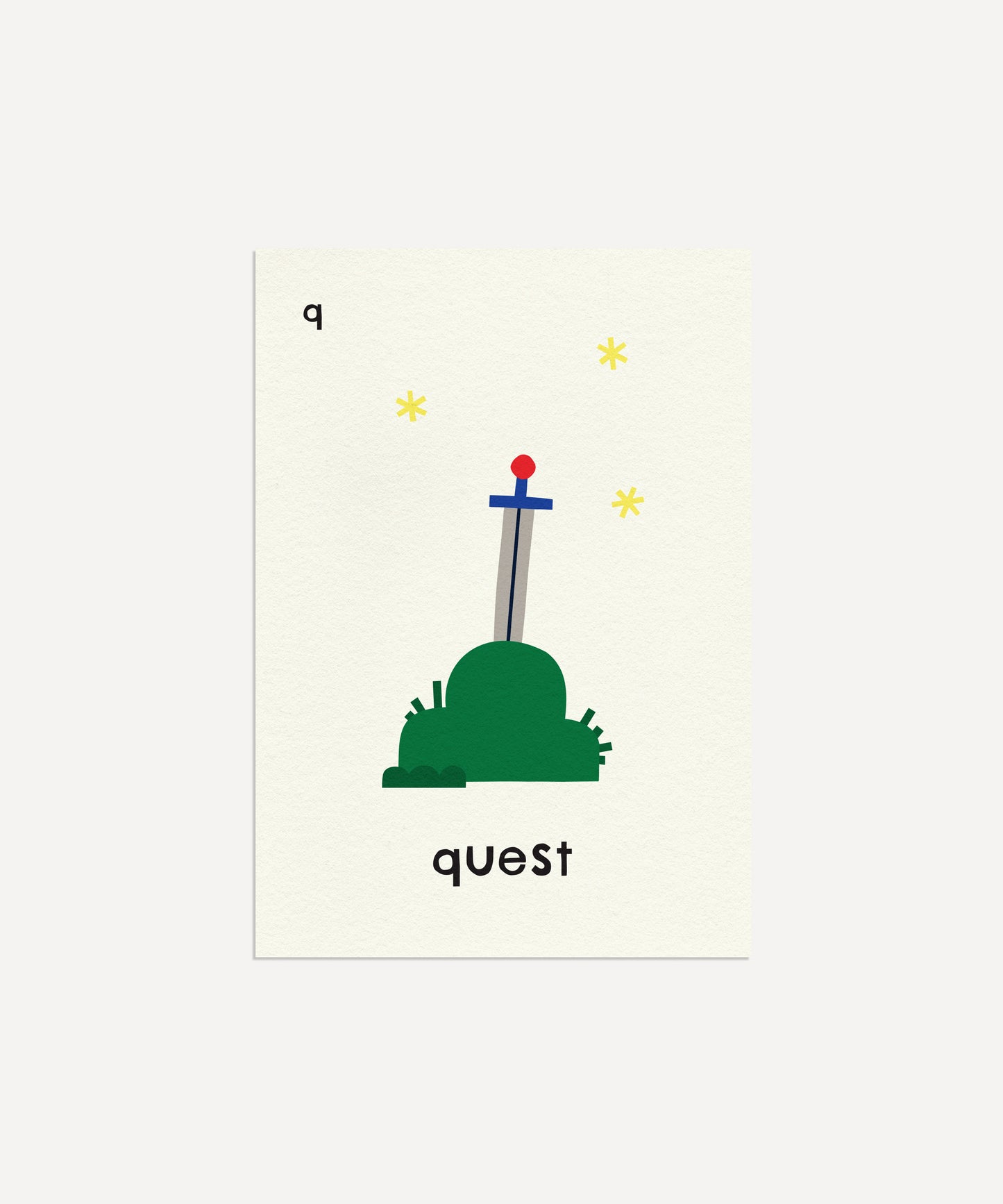 Q for Quest Print