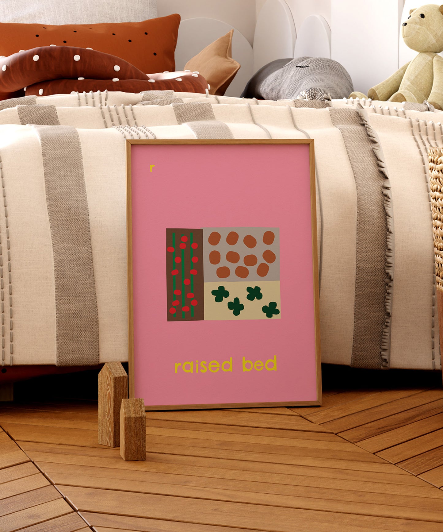 R for Raised Bed Print