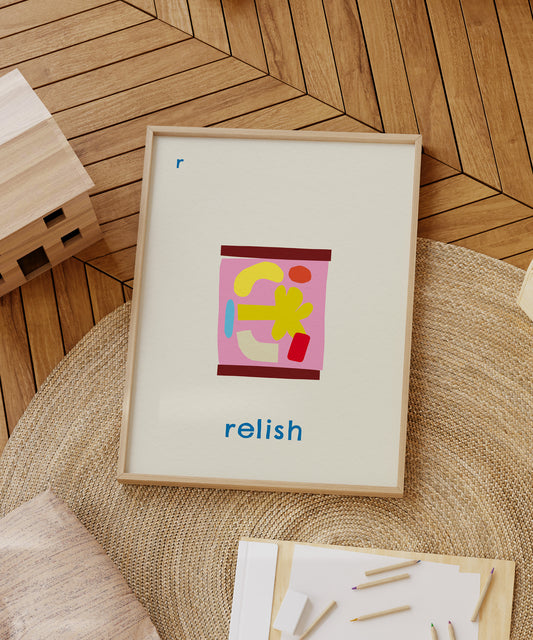 R for Relish Print