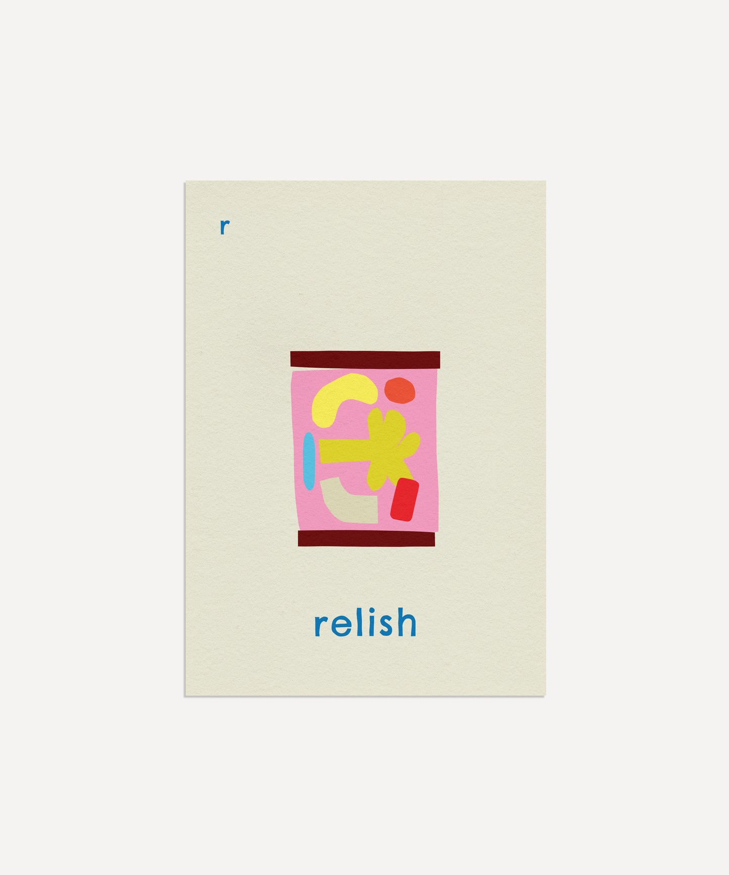 R for Relish Print