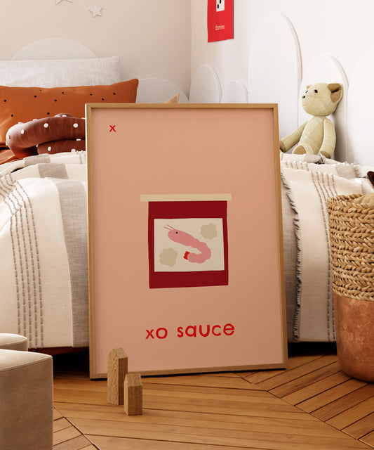 X for XO Sauce Print