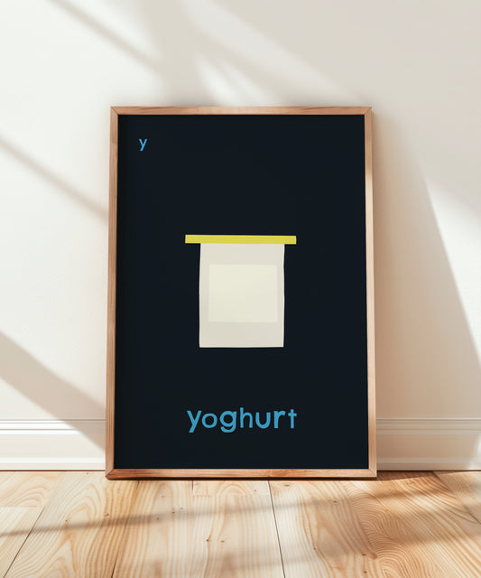 Y for Yoghurt Print