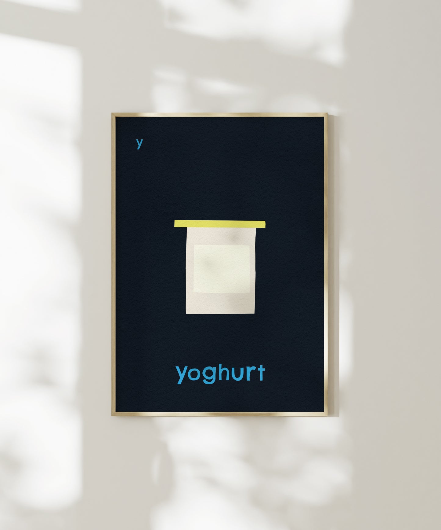 Y for Yoghurt Print