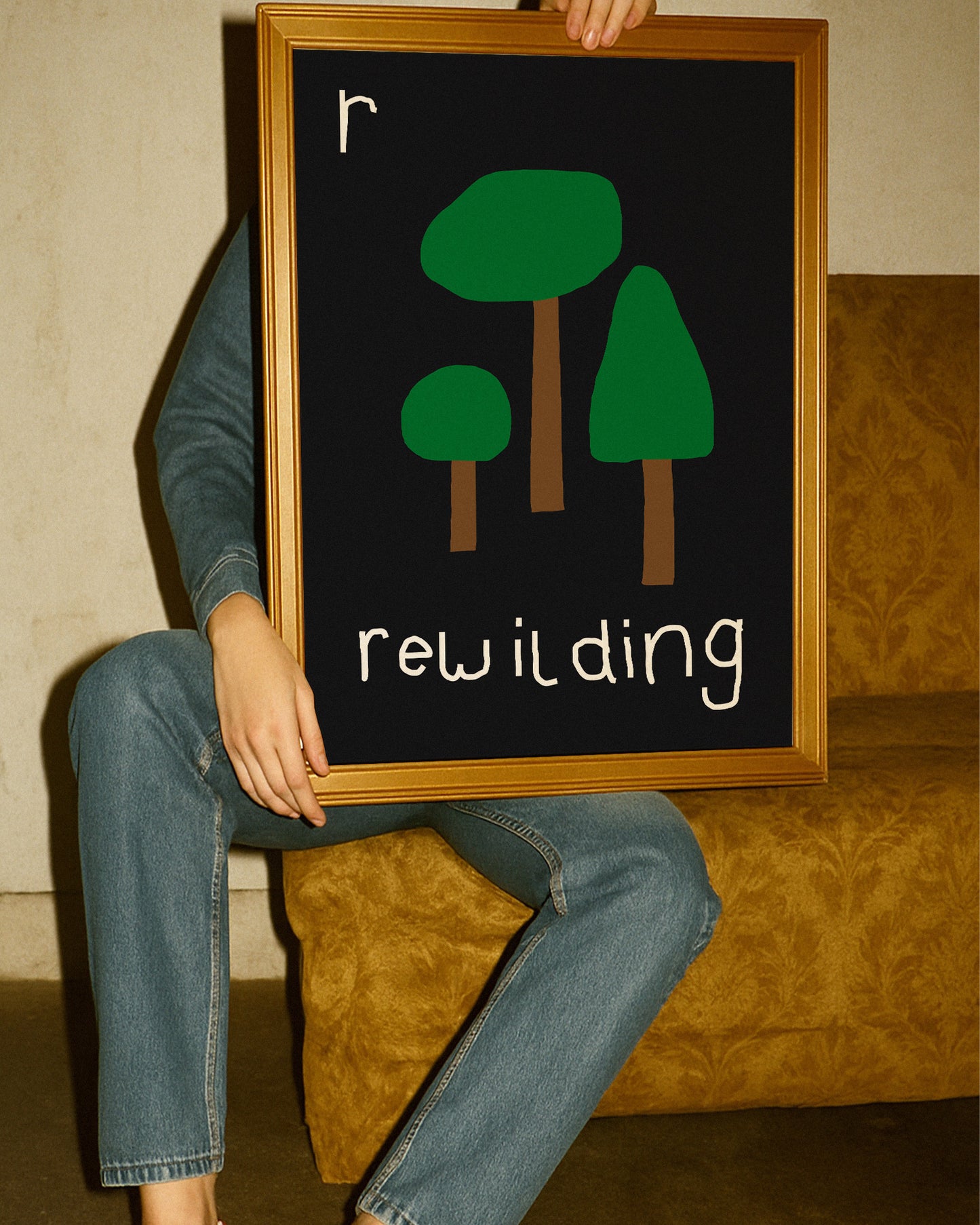 R for Rewilding Print